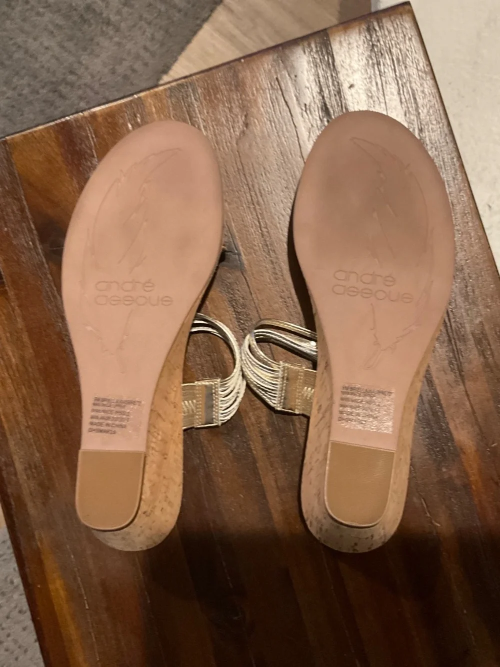 Andre Assous Briella Wedge Sandal Size 9
